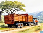 2025年农机爬山虎拉木车