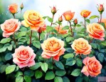 月季花一平米种多少株