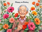 2025年长者生日送什么花