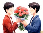 送普通男性朋友什么花