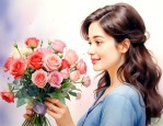 女人生日送什么花合适
