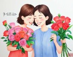 送花贺卡内容简短姐姐
