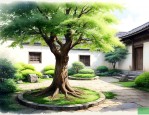庭院栽什么树风水最好