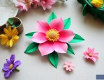 手工立体花朵制作方法