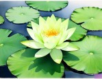 绿莲花的寓意和象征意义