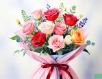 家人生日送花送什么花