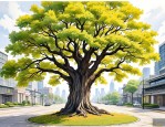 2025年梧桐树是很壮观的