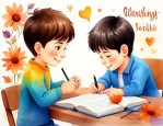 感恩老师感恩同学的话