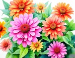 百日菊花语象征着什么