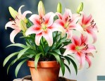 盆栽百合一年开几次花