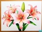 最简单百合花折法4步
