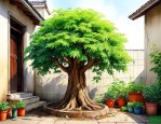 招财树种在院子里好不好
