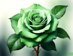 绿玫瑰花的寓意和花语