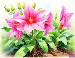 风铃花的根是什么样的