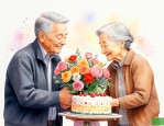 给老人过生日送什么花