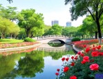 宏城公园现在有什么花