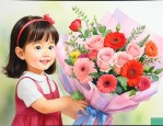 给妹妹生日送什么花好