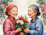 2025年看望老人送什么花