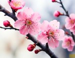 梅花与别的花对比的句子
