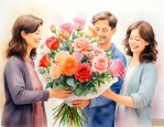 给家人送花该送什么花