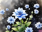 2025年满天星碎冰蓝花语