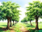 槐树一亩地能种多少棵
