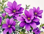 2025年春天开花的紫色花