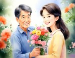 老爸送女儿什么花合适