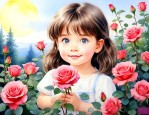 小女孩月季是一季花吗