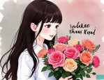 2025年感谢女生送什么花