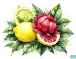 洛神花和柠檬