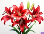 红色百合的花语和寓意