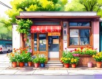 2025年店门口种什么花好