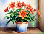 八角花盆适合养什么花