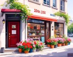 2025年店铺门口种什么花