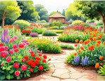 2025年花圃里面有什么花