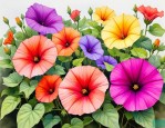 2025年牵牛花有几种颜色