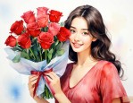 女人生日礼物送什么花