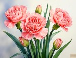 康乃馨和郁金香的花语
