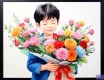 儿子高考结束送什么花