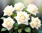 六朵白玫瑰花语是什么
