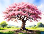 什么树先开花后长叶子