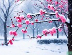 寒梅傲雪留清香的意思