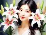 形容女的百合什么意思