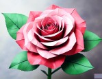 玫瑰花的折纸方法步骤