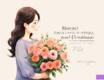 老婆生日送鲜花祝福语