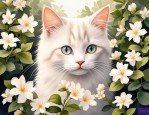 2025年养猫能养茉莉花吗