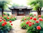 河北庭院适合种什么花