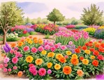 2025年花圃里种什么花好