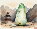 2025年和田玉里面有石花